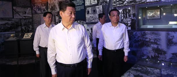 Presidente chino subraya paz en visita a exposición sobre guerra