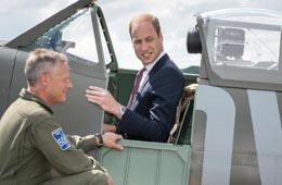 El príncipe William en el Museo Imperial de la Guerra