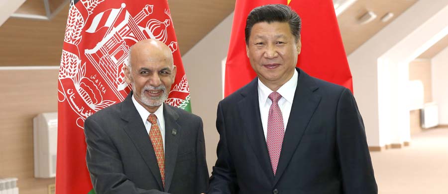 Presidente chino se compromete a estrechar cooperación de seguridad con Afganistán