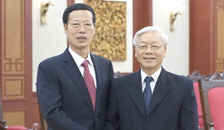 Vicepremier chino manifiesta confianza en relaciones con Vietnam