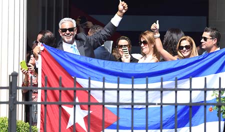 Cuba reabre embajada en Estados Unidos