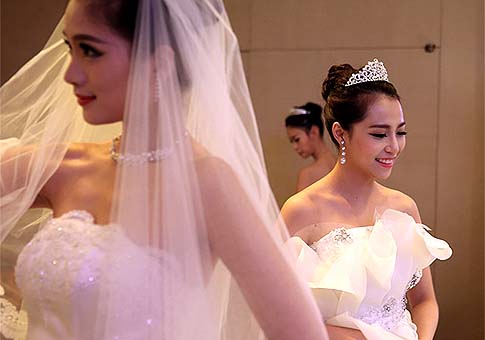 Vestidos de novia en Miss Universo 2015 de China