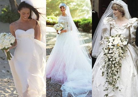 Vestidos de novia de mujeres famosas