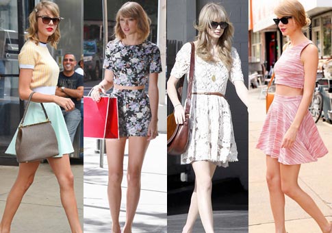 Diferentes looks de Taylor Swift