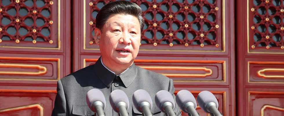 Presidente chino pronuncia discurso antes de desfile del Dia de Victoria