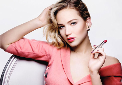 Jennifer Lawrence posa para Dior Addict