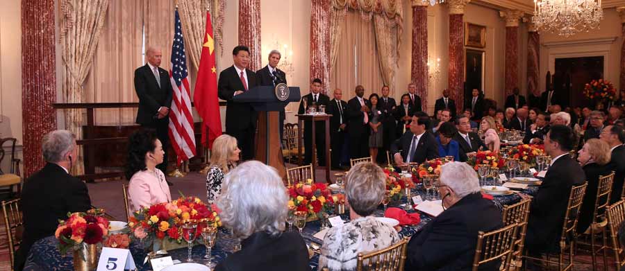 Presidente chino califica su visita a EEUU de fructífera y de señal positiva para 
la cooperación