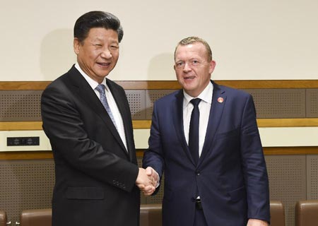 Presidente chino pide cooperación más estrecha con Dinamarca