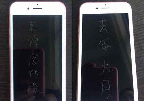 Hombre sacrificia nueve iPhone 6s para conmemorar amor perdido