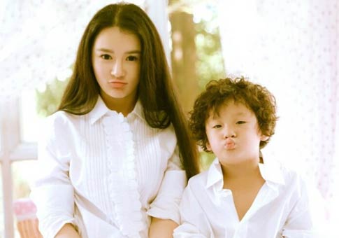 Foto de XuanXuan y su madre