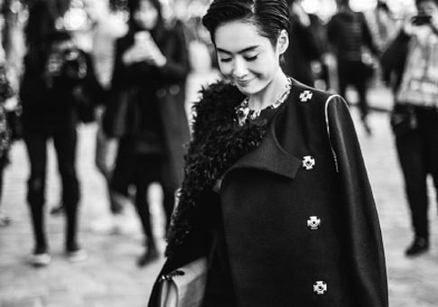 Fotos de actriz Athena Chu en Semana de la moda