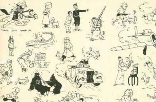 Venden dibujo de héroe "Tintin" en 1,2 millones de dólares en Hong Kong