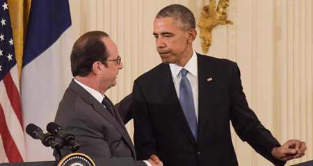 EEUU y Francia están juntos en combate al terrorismo: Obama