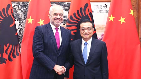 China y Albania comprometidas en fortalecer cooperación en infraestructuras
