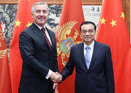 Primer ministro chino se reúne con homólogo de Montenegro