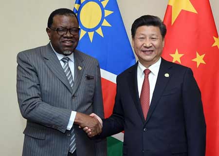 Xi: China profundizará cooperación en infraestructura con Namibia