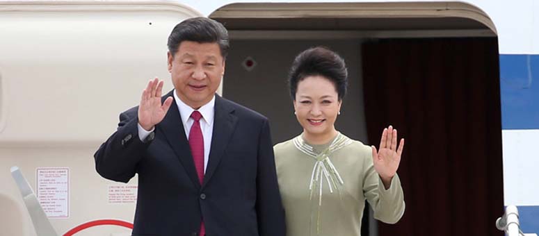 Gira del presidente chino por Africa en fotografías