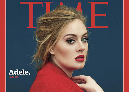 Adele en la portada de revista TIME