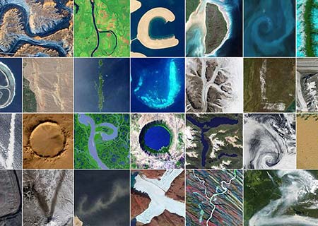 Experto de NASA compone alfabeto con imágenes espaciales de la Tierra