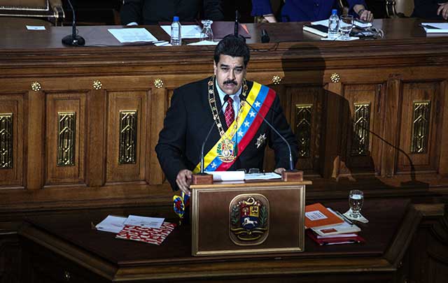 Maduro presenta rendición de cuentas en Asamblea Nacional