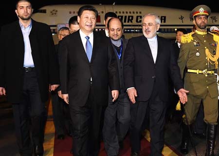 Presidente Xi llega a Irán para realizar visita de Estado