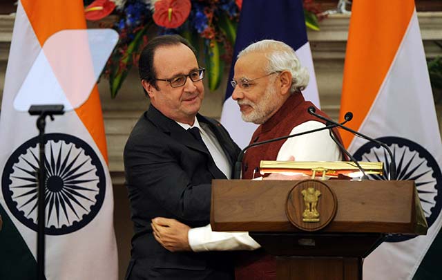 Vende Francia a India aviones de combate Rafale-jet