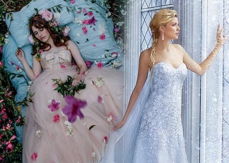 Vestidos de novia inspirados por princesas de Disney