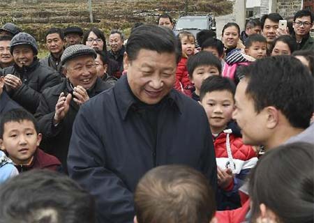 Presidente chino visita bases revolucionarias con antelación a Festival de Primavera