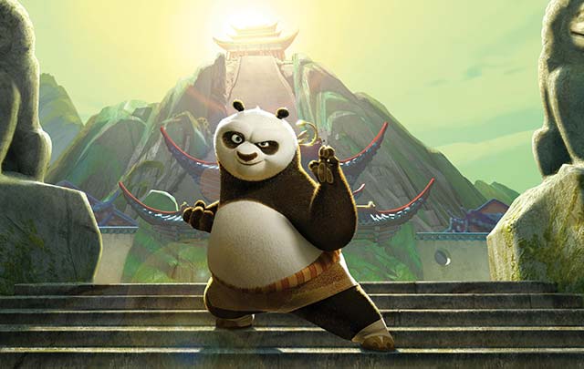 "Kung Fu Panda" exhibe crías del año nuevo chino