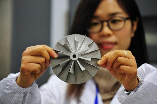 Avanzan tecnología china en impresión láser de metales
