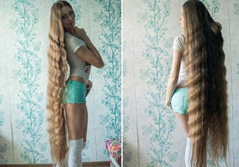 Dashik Freckle, mujer rusa no se corta el cabello hace 13 años