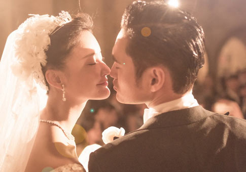 Fotos de la boda de actor Yuan Hong y actriz Zhang Xinyi