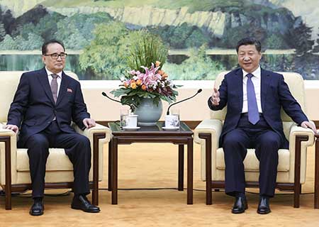 Presidente Xi se reúne con delegación de RPDC