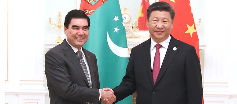 Turkmenistán desea jugar rol activo en construcción de la Franja y la Ruta, según 
su presidente