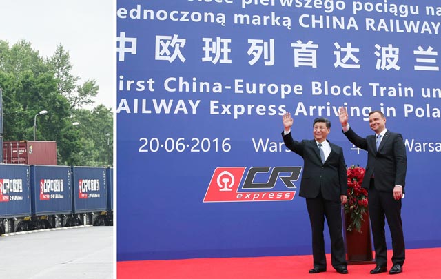 Tren de carga impulsa el comercio entre China y Polonia