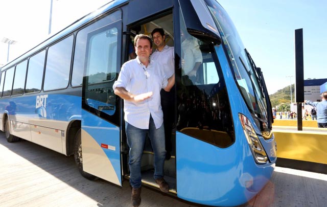 Inauguran Transolímpica y vía de autobuses de alta velocidad con vistas a JJOO de Río