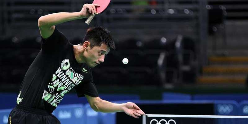 Río 2016: Campeón de tenis de mesa chino Zhang enfrenta dura batalla