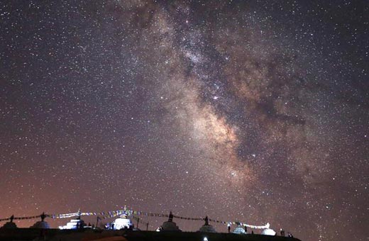 El cielo estrellado de Mongolia Interior