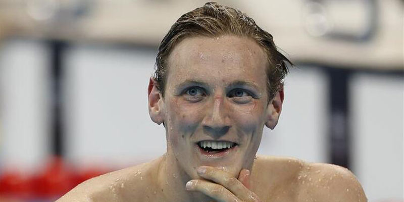 Río 2016: Nadador australiano Horton supera al chino Sun en la final de 400 metros 
libre