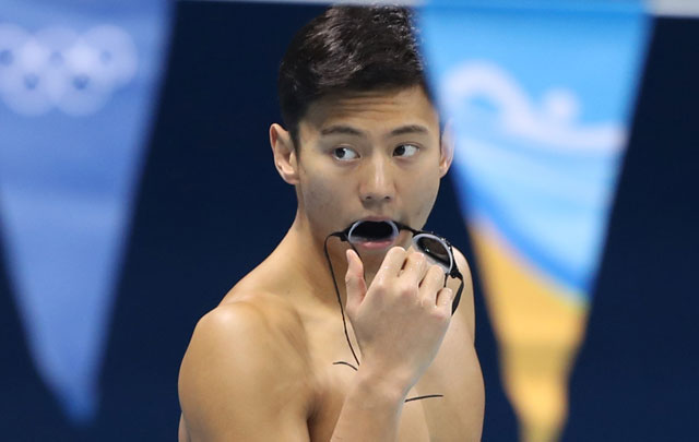Equipo de natación de China se entrena para los Juegos