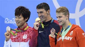 Phelps gana su vigésimo oro olímpico
