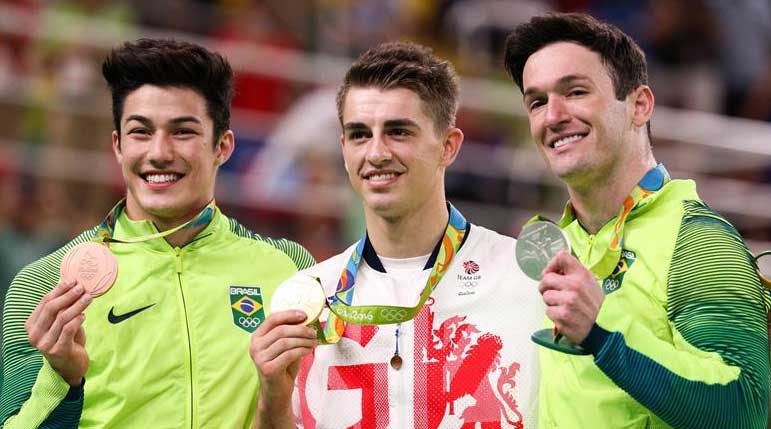 Río 2016: Británico Whitlock gana título de suelo masculino en gimnasia artística