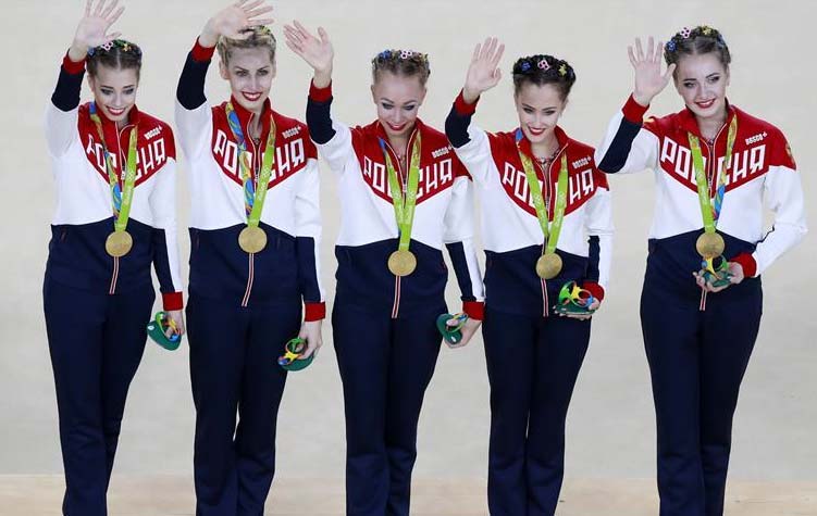 Río 2016: Rusia gana quinto oro olímpico consecutivo en gimnasia rítmica