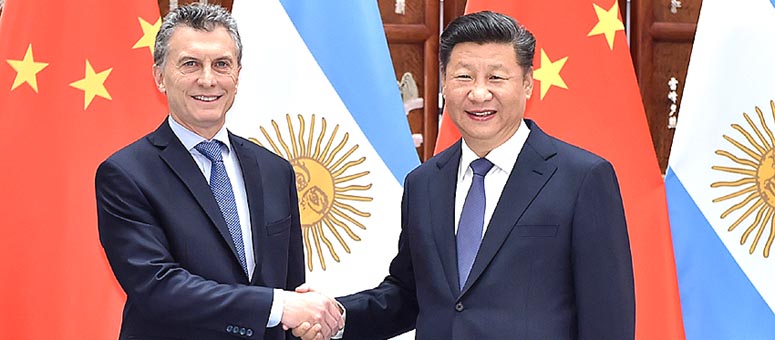 Presidente Xi se reúne con presidente de Argentina antes 
de cumbre del G20