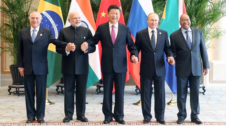 Presidente chino afirma que BRICS deben coordinarse más para tener mayor 
papel en asuntos internacionales