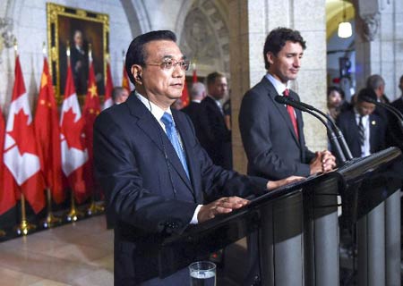 China y Canadá inician conversaciones preliminares sobre acuerdo de libre comercio
