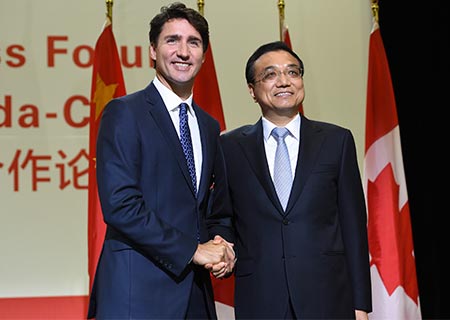 ENFOQUE: Premier chino prevé conversaciones para un TLC bilateral con Canadá