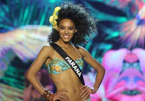 Raissa Santana,ganadora del concurso de belleza Miss Brasil 2016