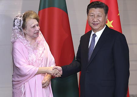 Xi Jinping promete impulsar intercambios entre partidos de China y Bangladesh