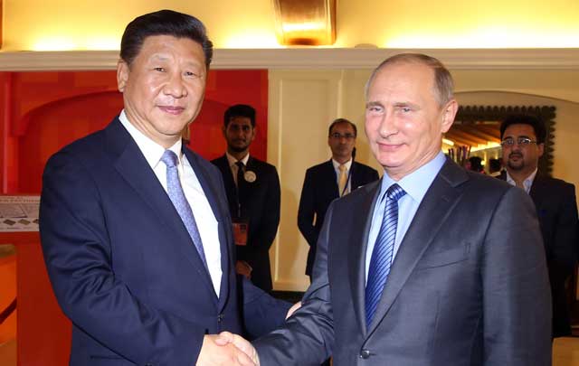 Presidente chino Xi Jinping se reúne con su homólogo ruso Vladimir Putin